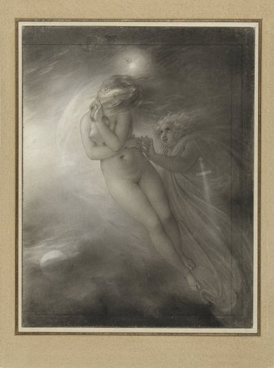 マルヴィーナとオスカーの亡霊 作： Anne Louis Girodet Trioson