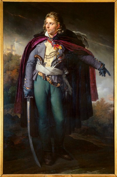 ジャック・カトリノーの肖像（1759-1793）大元帥ヴェンディーン 作： Anne Louis Girodet de Roucy Trioson