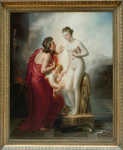 ピグマリオンとガラテー・・・。 作： Anne Louis Girodet de Roucy-Trioson