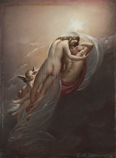 オーロラとケファルス、1810年頃。 作： Anne Louis Girodet de Roucy Trioson