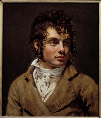 男性の肖像 アンヌ・ルイ・ジロデ・ド・ルーシー＝トリオソンの絵画 作： Anne Louis Girodet de Roucy Trioson