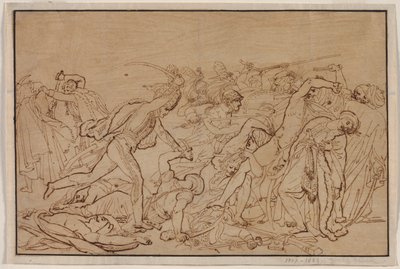 カイロの反乱のための研究、1810。 作： Anne Louis Girodet de Roucy Trioson