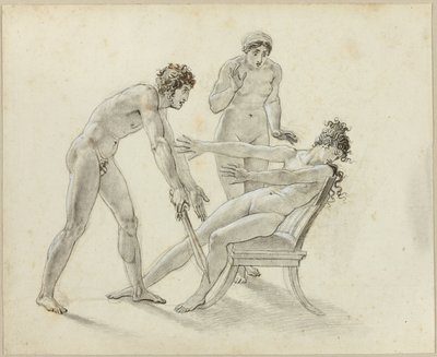オレステスを拒絶するハーマイオニー 作： Anne Louis Girodet de Roussy Trioson