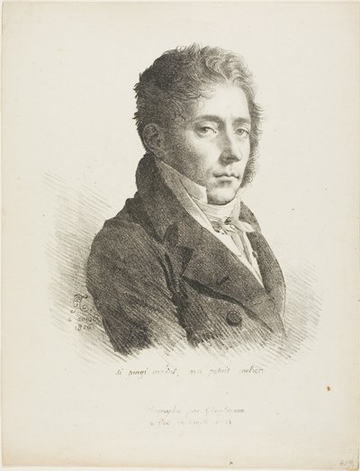クーパン・ド・ラ・クーペリの肖像 作： Anne Louis Girodet de Roussy Trioson