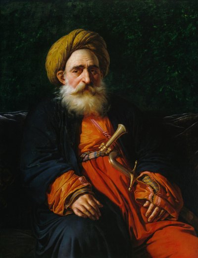 カッチェフ・ダフースの肖像、クリスチャン・マムルーク、1804年。 作： Anne Louis Girodet de Roussy Trioson
