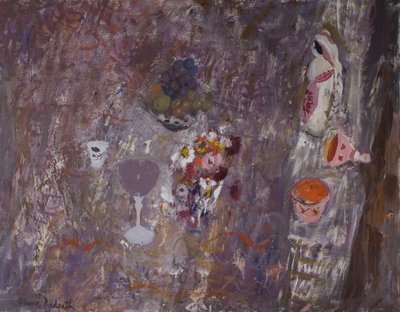 メキシコの人物、1962年頃（キャンバスに油彩） 作： Anne Redpath