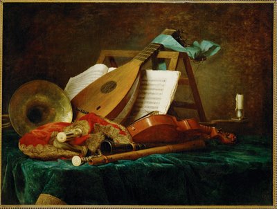 音楽の属性 - 音楽の象徴 ... 作： Anne Vallayer-Coster