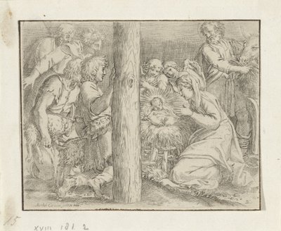 羊飼いの礼拝 作： Annibale Carracci