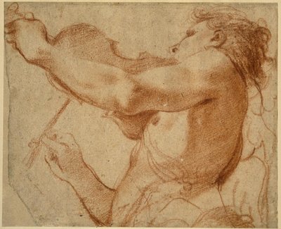ヴァイオリンを弾く天使 作： Annibale Carracci