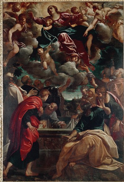 聖母被昇天（油彩・キャンバス 作： Annibale Carracci