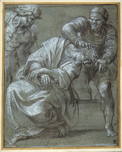 いばらの冠をかぶったキリスト 作： Annibale Carracci
