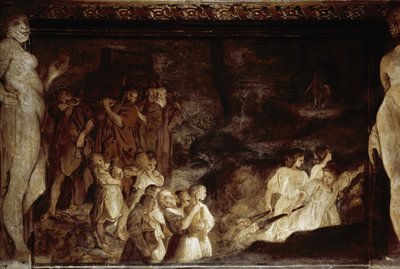 ジェイソンの人生のエピソードジェイソンの偽装葬儀（フレスコ 作： Annibale Carracci