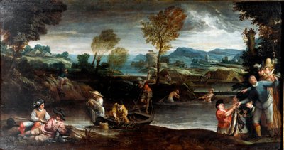 フィッシング 作： Annibale Carracci