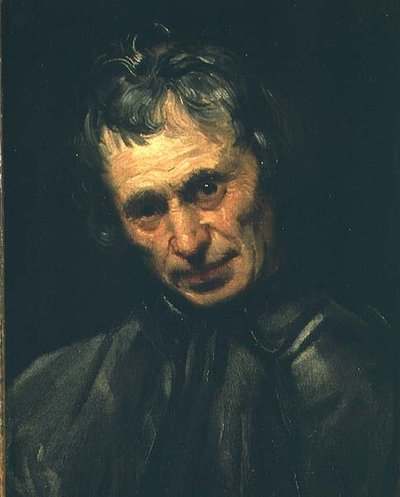 老人の頭 作： Annibale Carracci