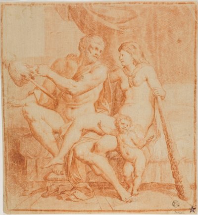 ヘラクレスとイオレ 作： Annibale Carracci
