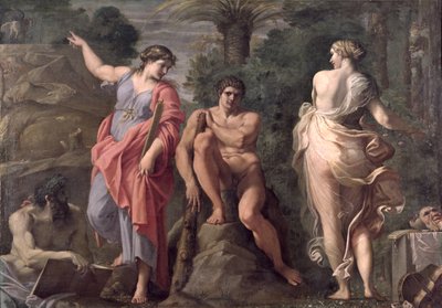交差点のヘラクレス、1596年頃 作： Annibale Carracci