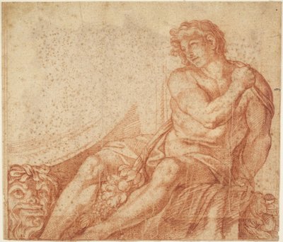 Ignudo aus der Galleria Farnese 作： Annibale Carracci
