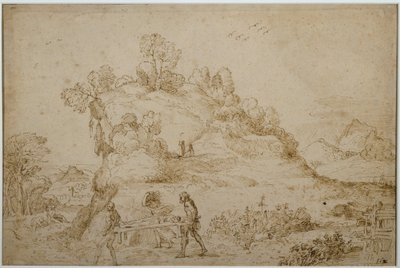 風景と人物 作： Annibale Carracci
