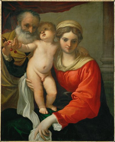 チェリーとマドンナ... 作： Annibale Carracci