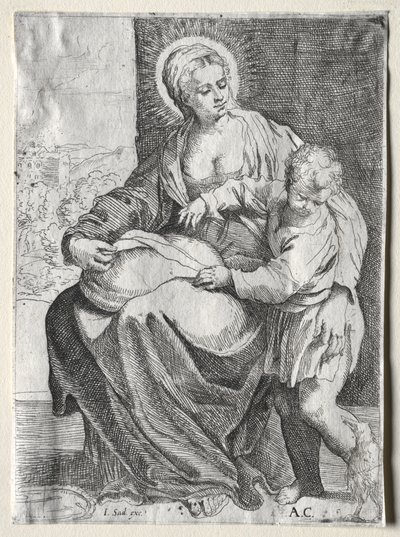 ホワイトレイヴンのマドンナ、1500年代。 作： Annibale Carracci