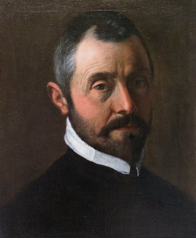 男の肖像、アンニーバレ・カラッチ 作： Annibale Carracci