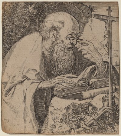 聖ジェローム 作： Annibale Carracci