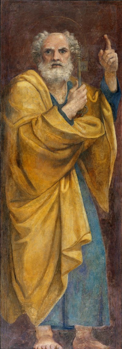 聖ペテロ - アニバーレ・カラッチによる絵画 (アンニバル・カラッチ) 作： Annibale Carracci