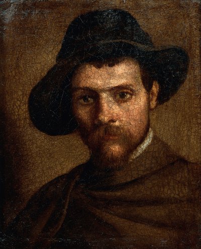 セルフポートレイト 作： Annibale Carracci