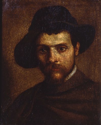 自画像、1593 作： Annibale Carracci