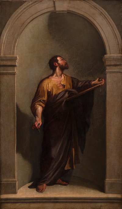 福音記者聖マタイ 作： Annibale Carracci