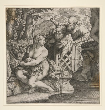 スザンナと長老たち 作： Annibale Carracci