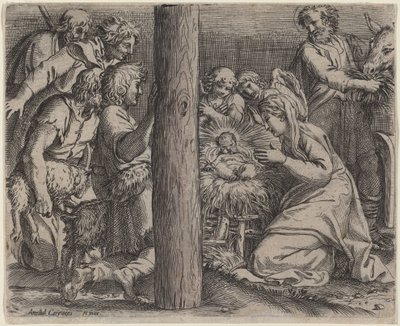 羊飼いの礼拝 作： Annibale Carracci