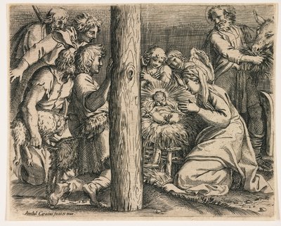 羊飼いたちの礼拝 作： Annibale Carracci