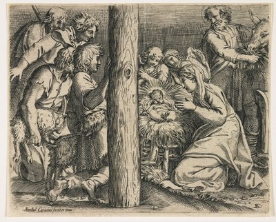 羊飼いの礼拝c。 1606 作： Annibale Carracci