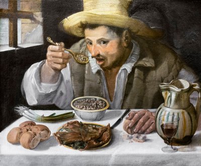 ビーンイーター 作： Annibale Carracci
