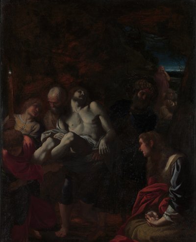 キリストの埋葬、1595年。 作： Annibale Carracci
