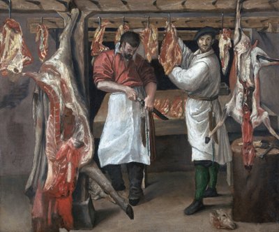肉屋 作： Annibale Carracci