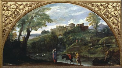 エジプトへの逃避 作： Annibale Carracci