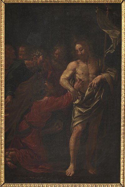 聖トマスの不信感 作： Annibale Carracci