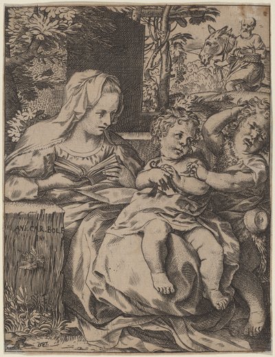 ツバメのマドンナ 作： Annibale Carracci