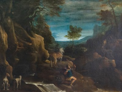 聖ユスタスのビジョン 作： Annibale Carracci