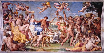 バッカスとアリアドネの凱旋 作： Annibale Carracci