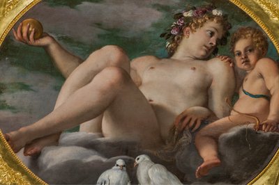 金星とキューピッド、2384628 の詳細 作： Annibale Carracci