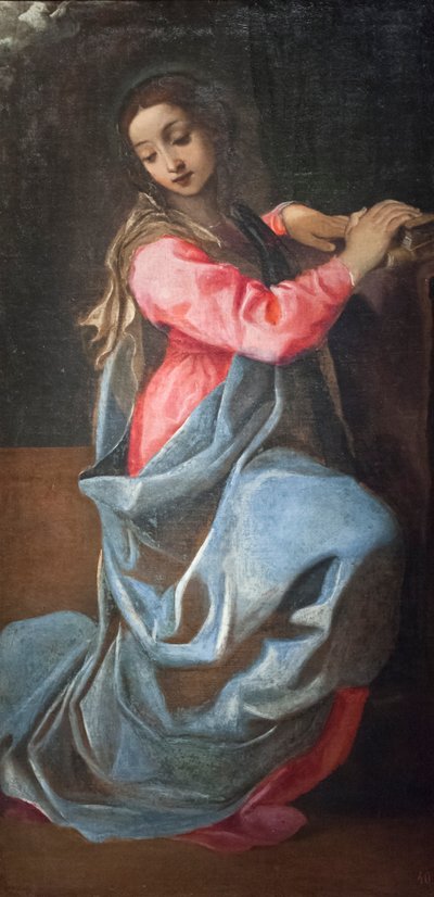 受胎告知の聖母 作： Annibale Carracci