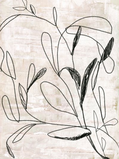 植物の線画 作： Annick