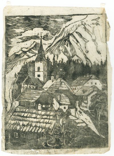 山の村 作： Anny Dollschein