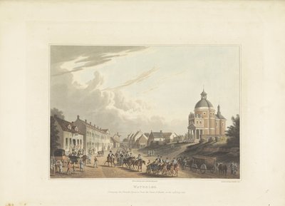 Afvoer van France kanonnen ドア ウォータールー ウォータールー。 1815年7月24日、戦場からフランスの大砲を運ぶ（オブジェクトのタイトル） 作： Anonymous