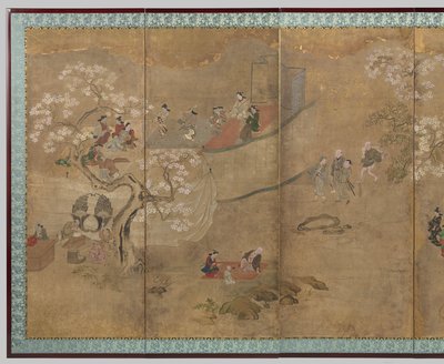 西陵の紅葉 桜の楽しみ 作： Anonymous