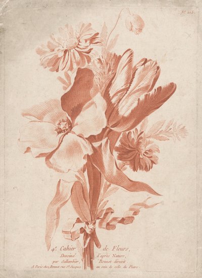 フラワーズ 4e Cahier de Fleurs (オブジェクトのシリーズ タイトル) 作： Anonymous