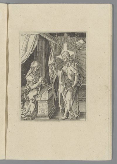 キリストが母親に現れる 小さな情熱（シリーズタイトル） Passio Christi Ab Alberto Durer Nurenburgensi Effigiata (シリーズタイトル) 作： Anonymous